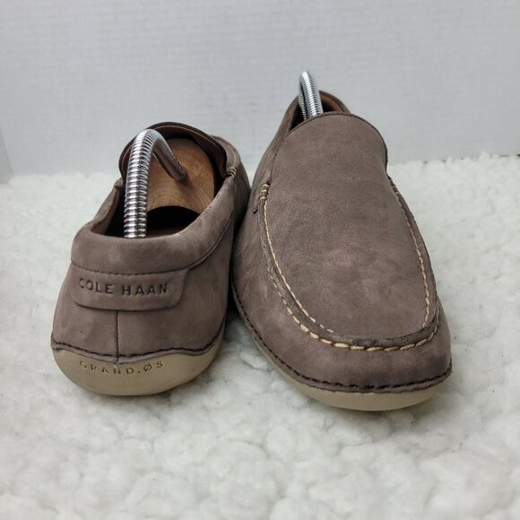 Cole Haan Motogrand Men\'s Size 9.5 Roadtrip Woodbury Leather Slip On Loafers